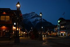 27A Banff Avenue With The Lights On After Sunset In Winter.jpg